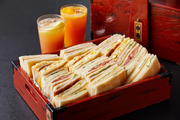 【朝食付】祇園で人気な玉子サンド        